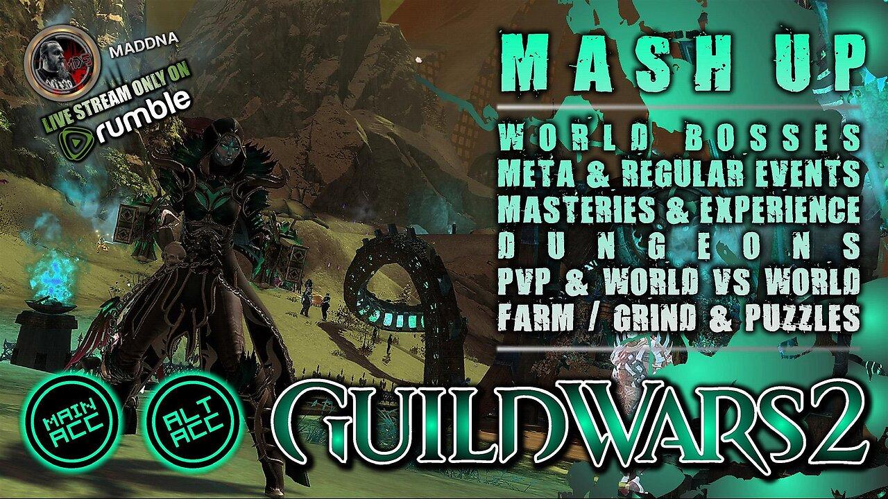 GUILD WARS 2 MASH UP ft. LEYANORE Wintersday Fest / Getting Skyscale Mount Pt.14