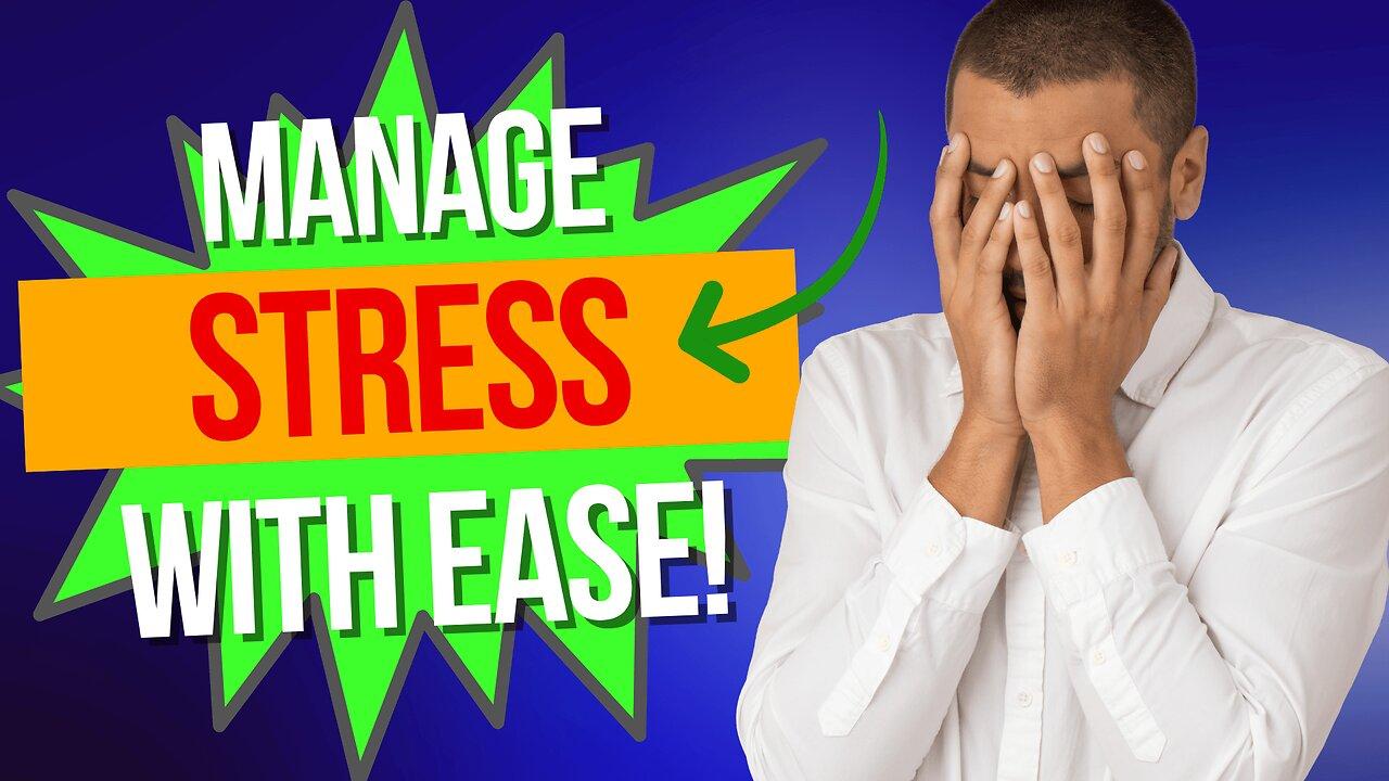 🔴How to Manage Stress at Work, Essential Mental Health Tips!