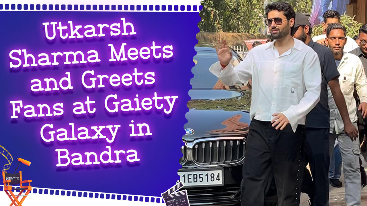 Utkarsh Sharma Meets and Greets Fans at Gaiety Galaxy in Bandra