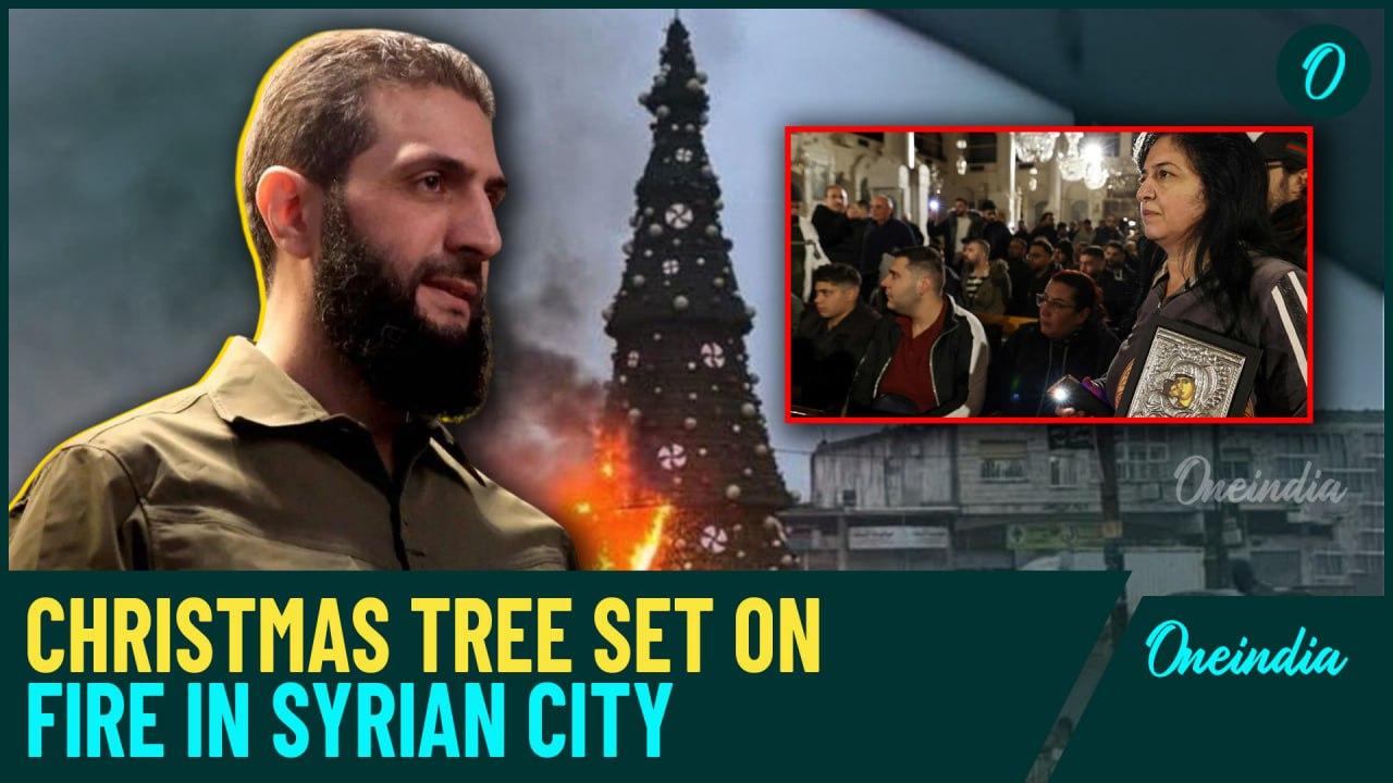 VIDEO: Radical Muslims Burn Down Huge Christmas Tree On Syrian Street, HTS Vows BIG Punishment