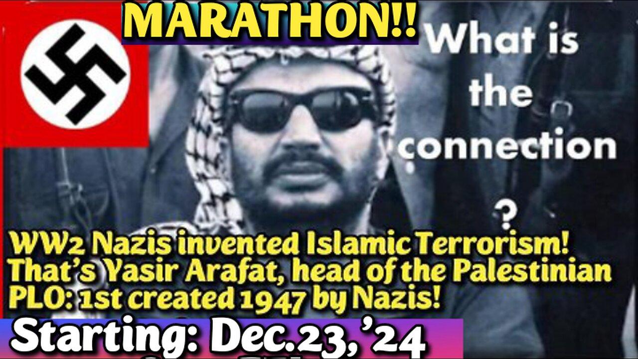 MARATHON!! Dec.23,'24: Donald J. Trump, America & Israel vs. Nazi George Soros, Nazi Iran, the Nazi Palestinian Hamas, 