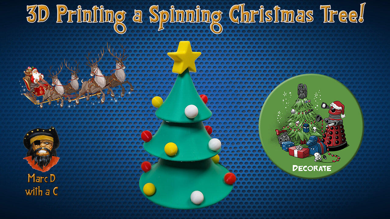 3D Printing a Spinning Christmas Tree Part 2