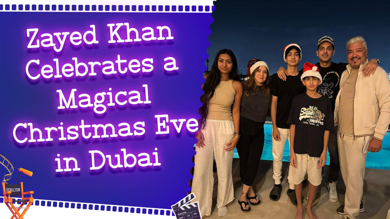 Zayed Khan Rings in Christmas with Family in Dubai