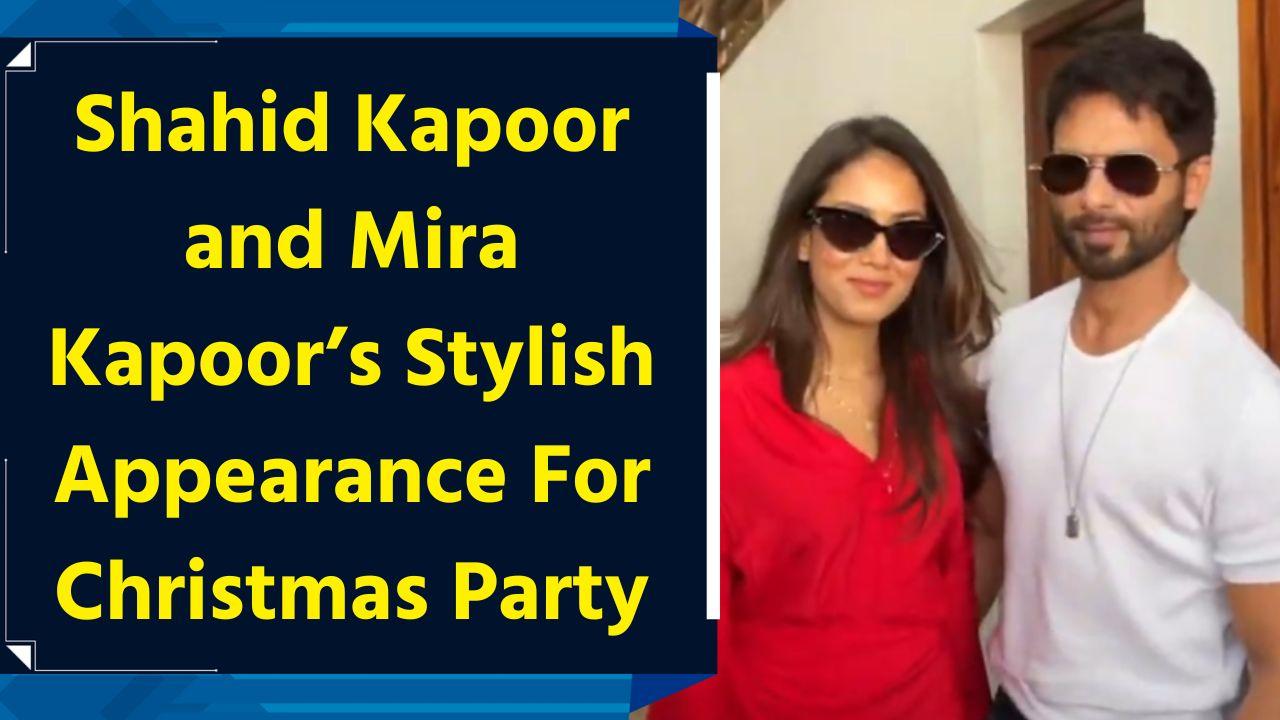 Shahid Kapoor and Mira Kapoor Were Spotted Together at Zoya Akhtar's Christmas Party in Bandra