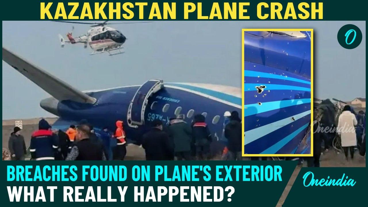 Kazakhstan Crash: Unexplained Breaches Found on Crashed Azerbaijan Plane | What Really Happened?