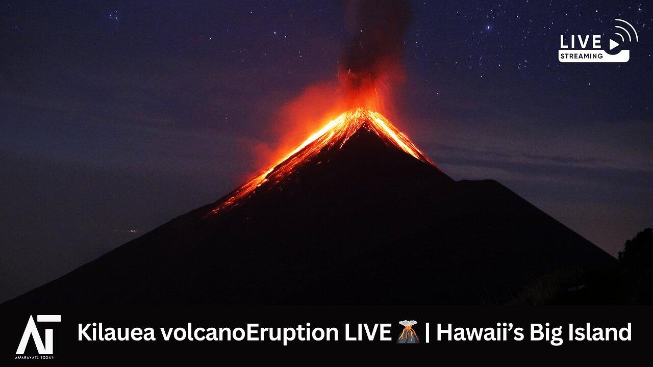 Volcano Erupts on Hawaii's Big Island 🌋🇺🇸 | December 25, 2024 | Amaravati Today Live