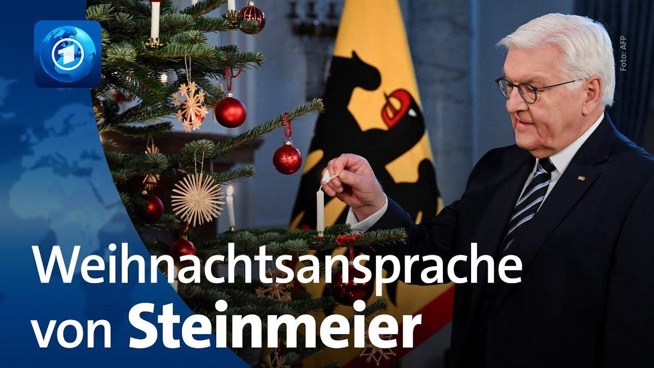 Weihnachtsansprache: Bundespräsident ruft zu Zusammenhalt auf