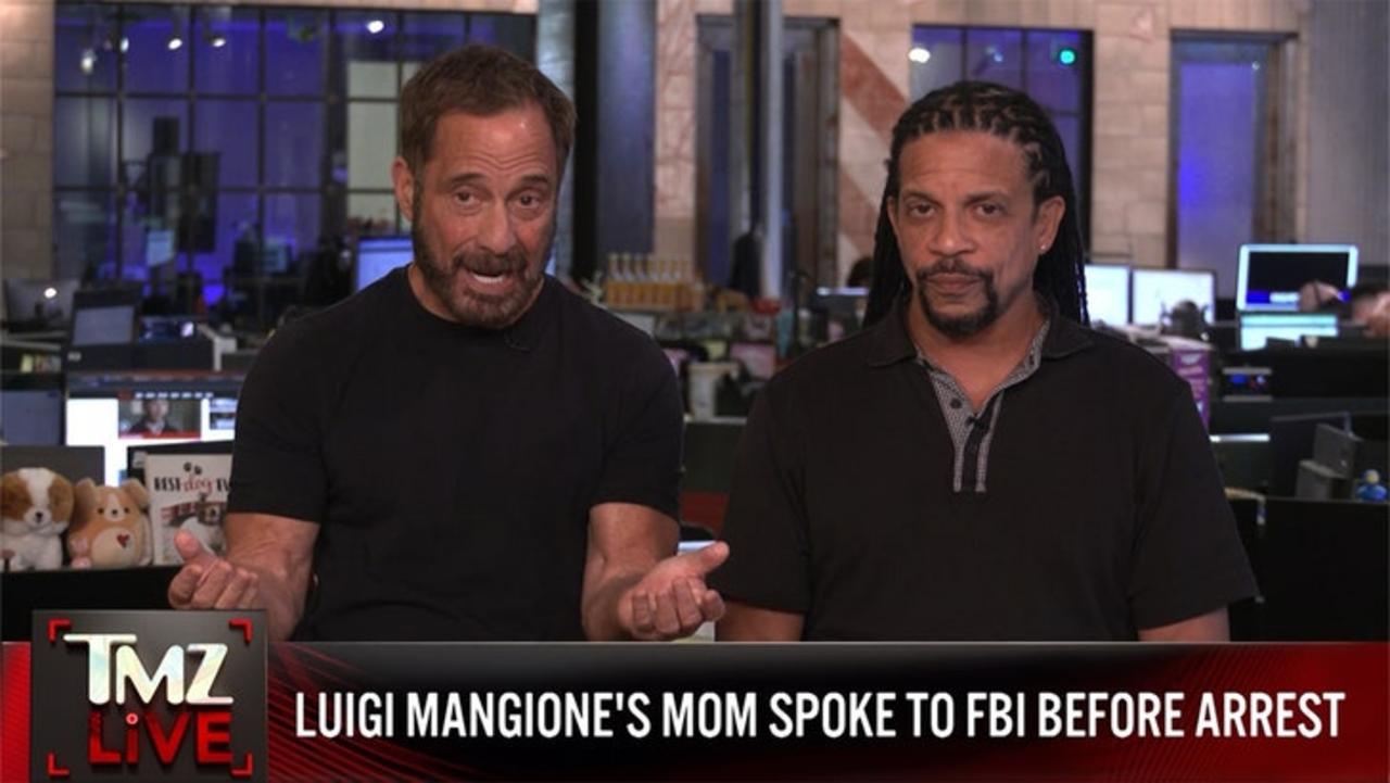 Luigi Mangione’s Mom Reportedly Spoke to the FBI Right Before His Arrest | TMZ Live