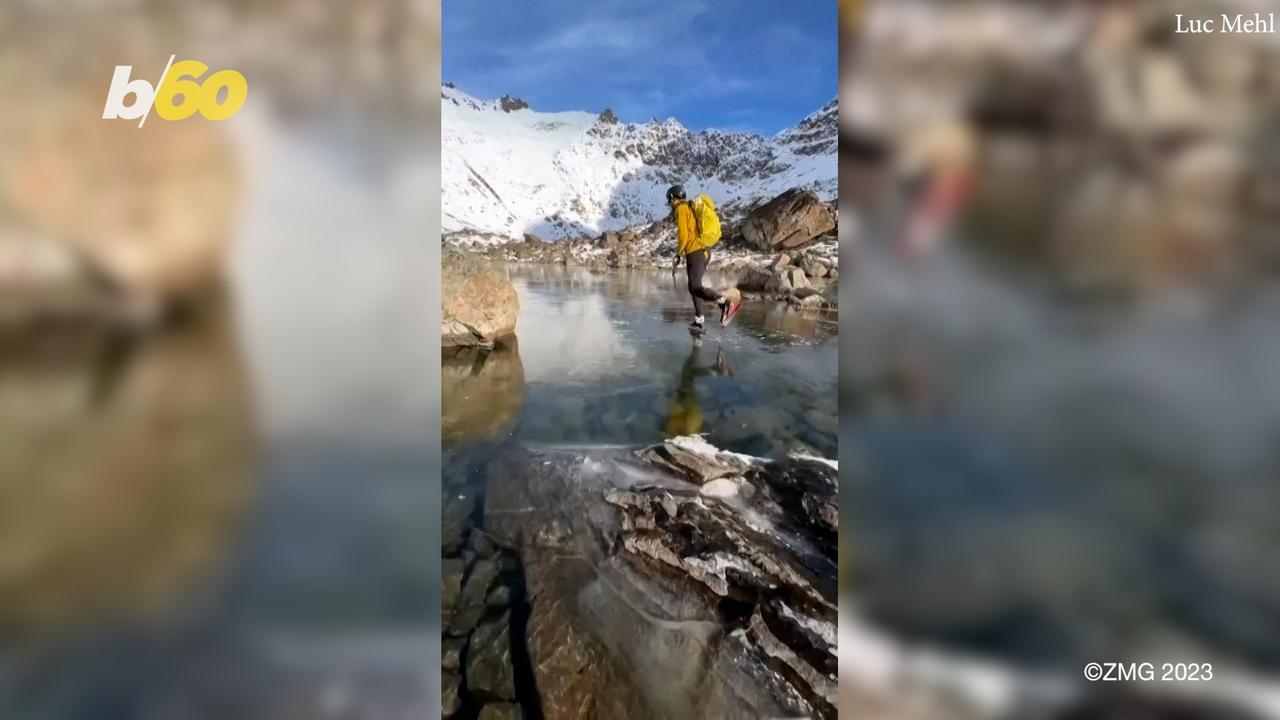 You Have to Check Out This Amazing See-Through Ice Skating Rink in Alaska