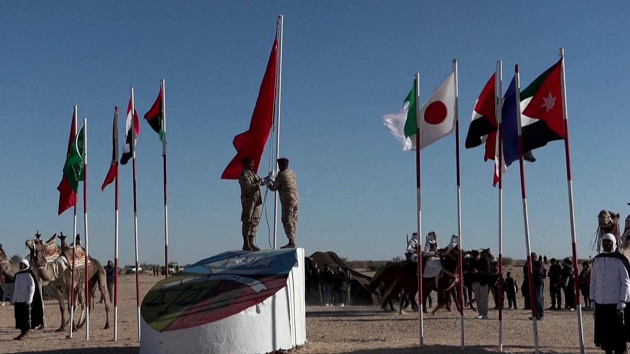 Festival-goers marvel at the opening of the 56th International Sahara Festival