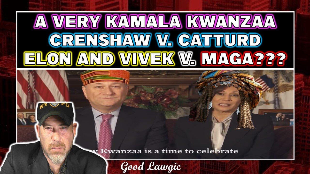 The Following Program: Kama-WANZAAA!; Crenshaw is MELTING; Elon and Vivek Fighting MAGA