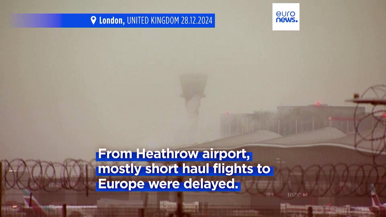 Fog disrupts Dutch, British and Polish airports on a busy holiday weekend