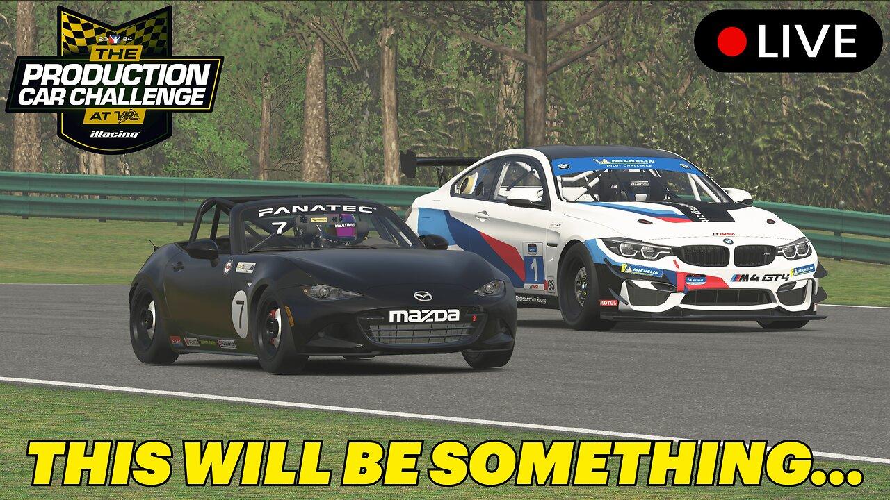 THE iRACING PRODUCTION CAR CHALLENGE - 4 HOURS OF SOLO DRIVING..