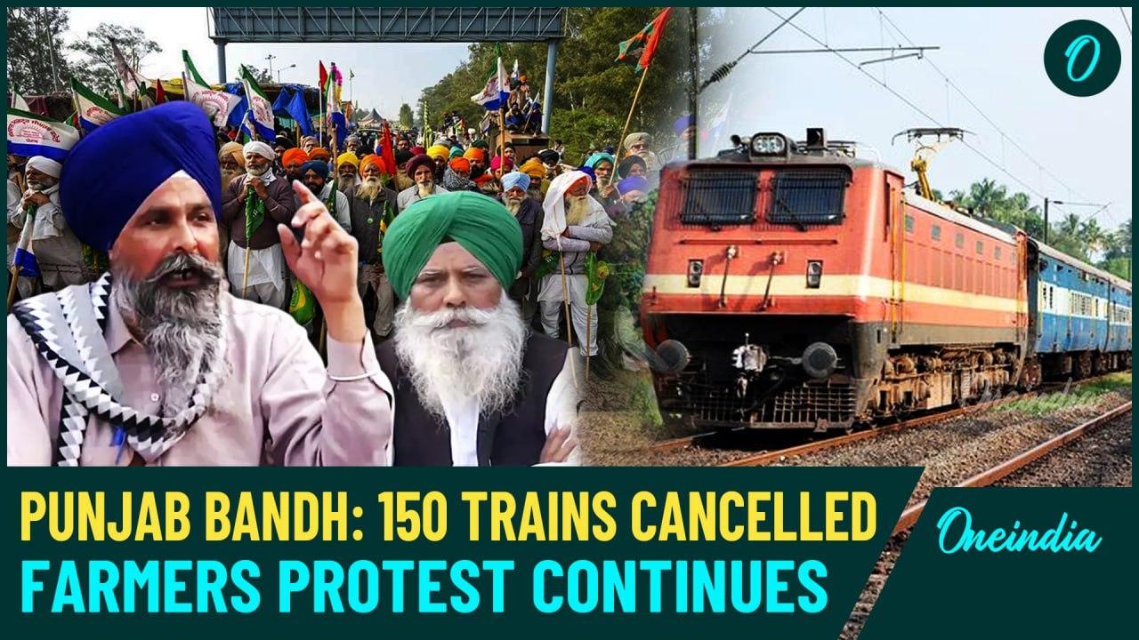 Punjab Bandh Today: Over 150 Trains Cancelled As - One News Page VIDEO