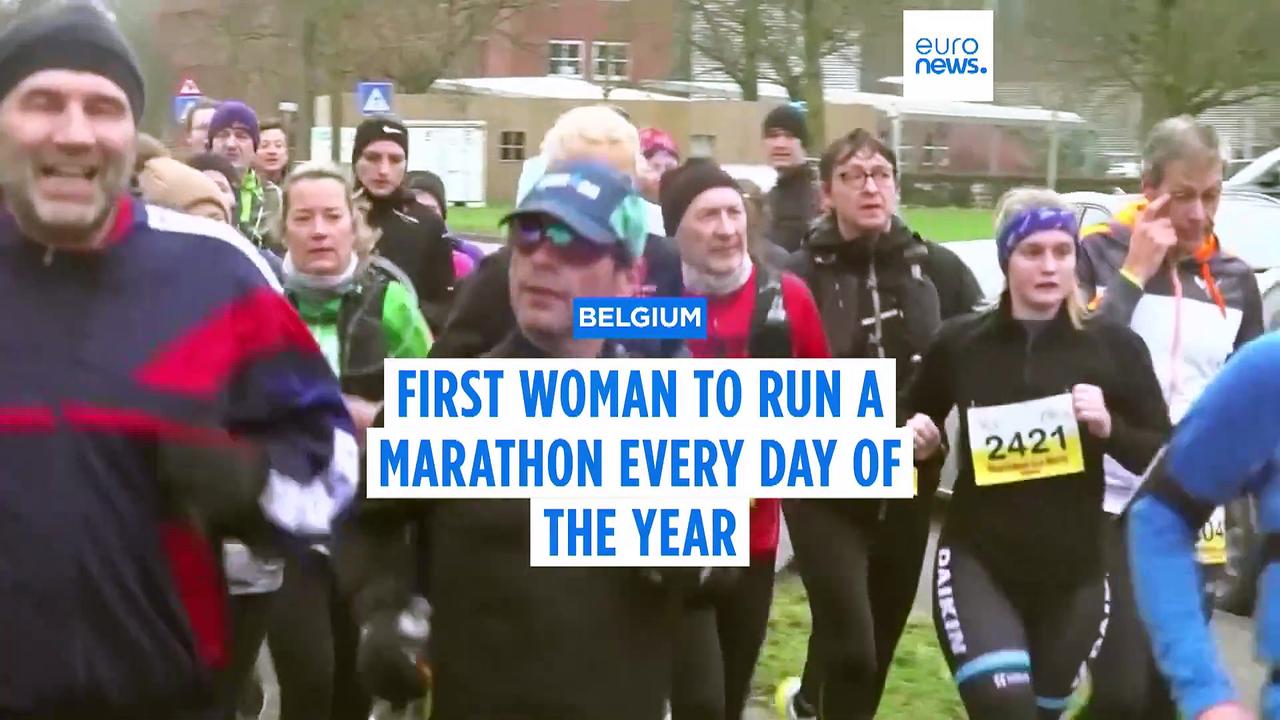 Record broken by first woman to run a marathon every day of the year