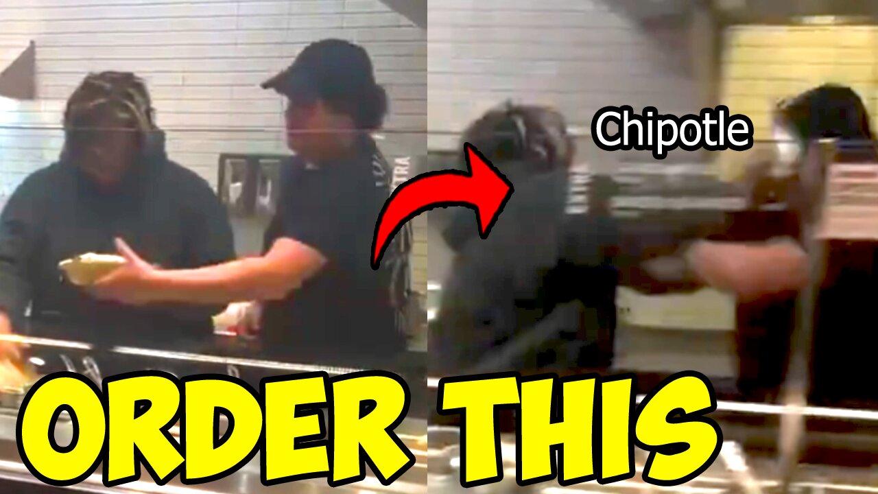 CHIPOTLE CHAOS! Customer Attacks Employee Over Double Meat