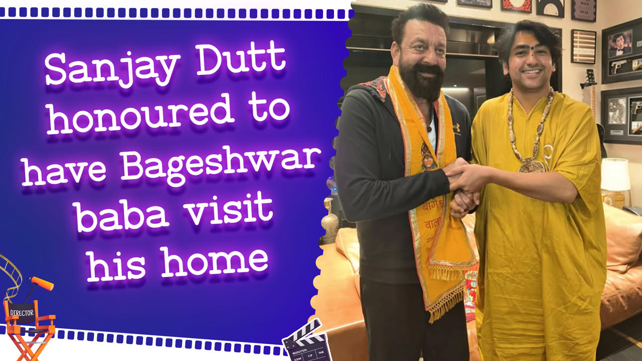 Sanjay Dutt Welcomes Bageshwar Baba to His Home with Gratitude