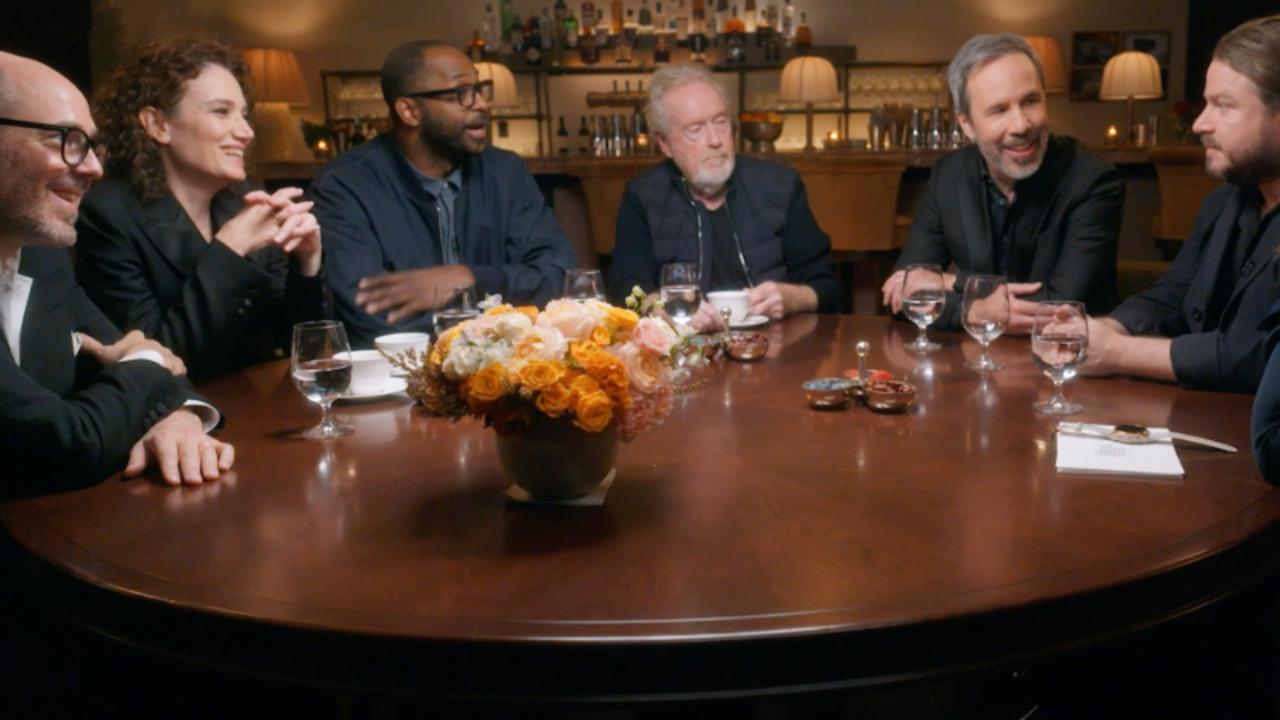 Brady Corbet, Coralie Fargeat, Denis Villeneuve, Edward Berger, RaMell Ross and Ridley Scott at the THR Director Roundtable | TH