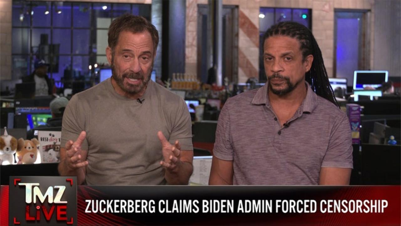 Mark Zuckerberg Says Biden Admin Called His Team, Cursing, to Censor Posts | TMZ Live