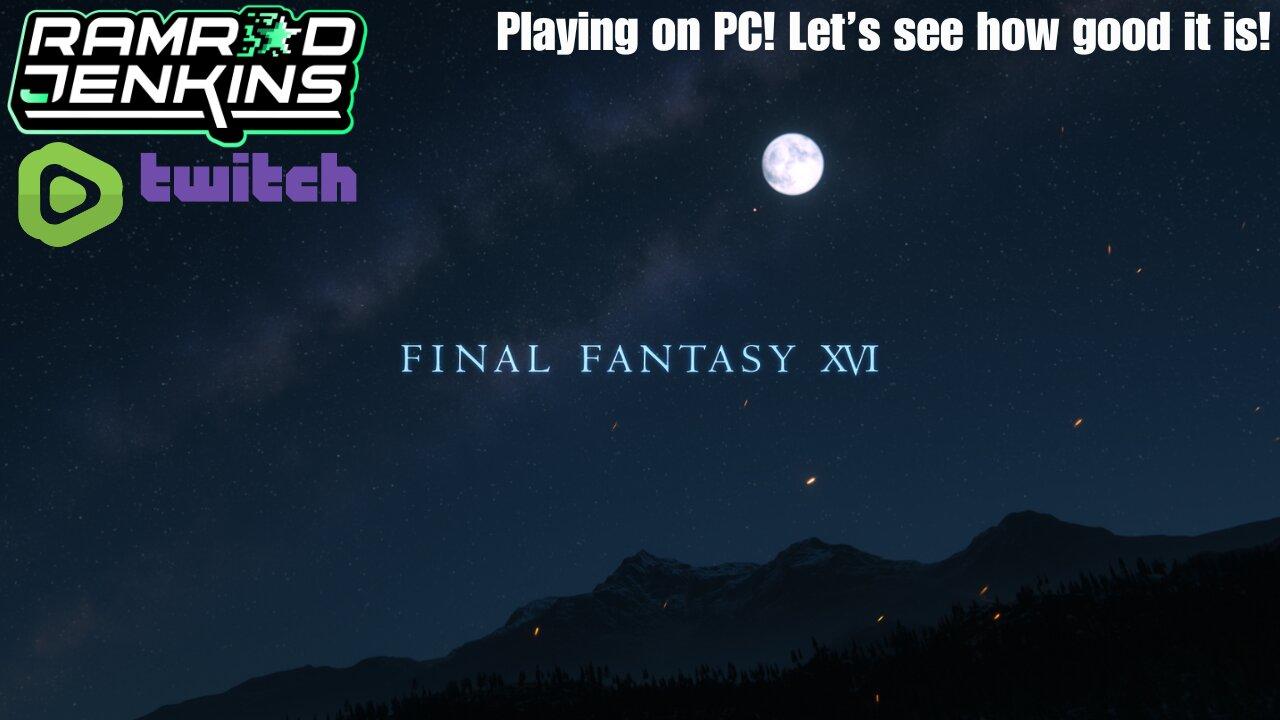 Happy Sunday! Playing some FF16 on the best platform!