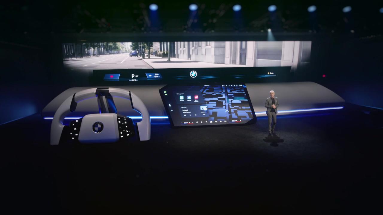 Reveal of the all-new BMW iDrive, powered by BMW Operating System X, for Neue Klasse at CES 2025