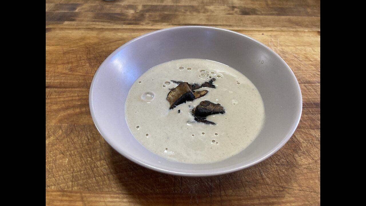 (Nutr Machine)-assist- Vegetarian Roasted Mushroom Soup