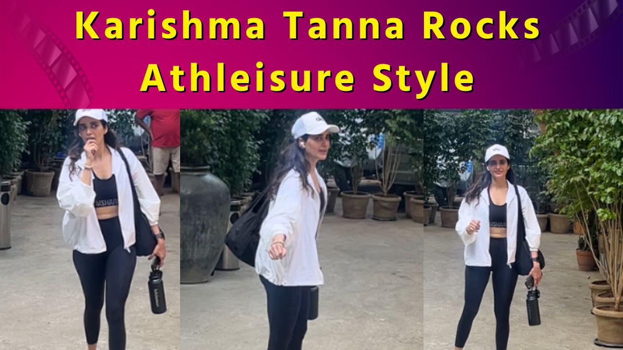 Karishma Tanna Spotted in Stylish Wear Post-Workout