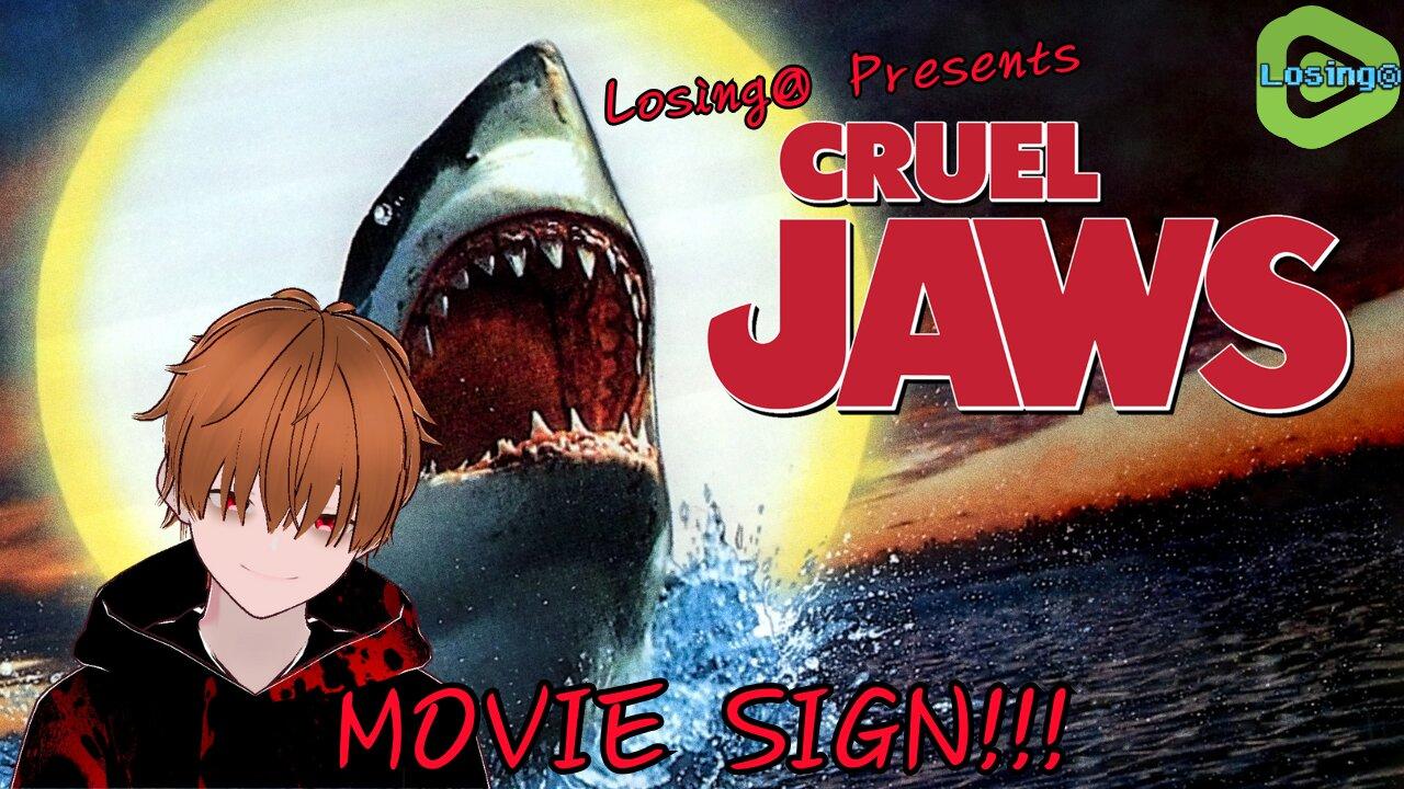 🦈 Cruel Jaws (1995) 🦈 | LIVE-ONLY | Movie Sign!!!