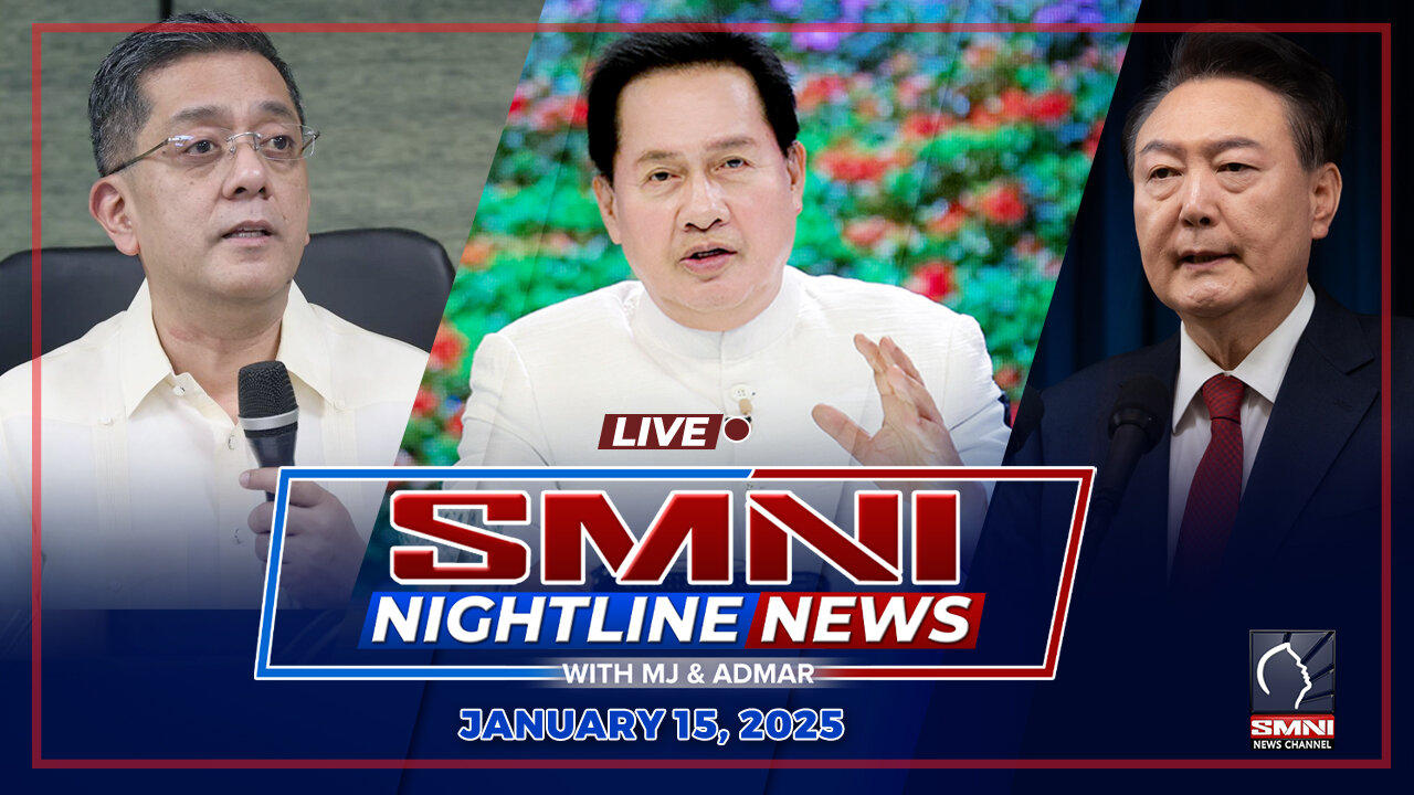 LIVE: SMNI Nightline News with Admar Vilando & MJ Mondejar | January 15, 2025 - Miyerkules