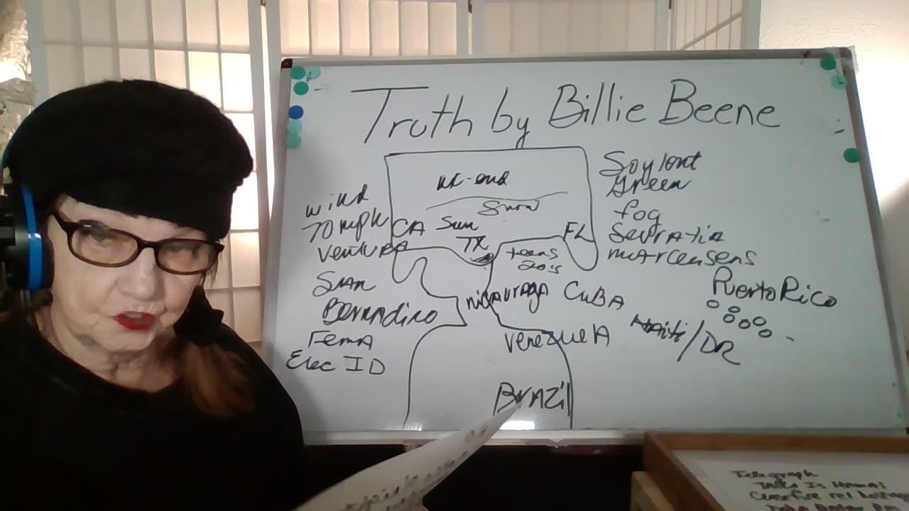 011525  11A(TX) TRUTH BY BILLIE BEENE  FREEZE! SOYLENT GRN!  VENEZUELA+ INVADE PUERTO RICO!  PRES T!