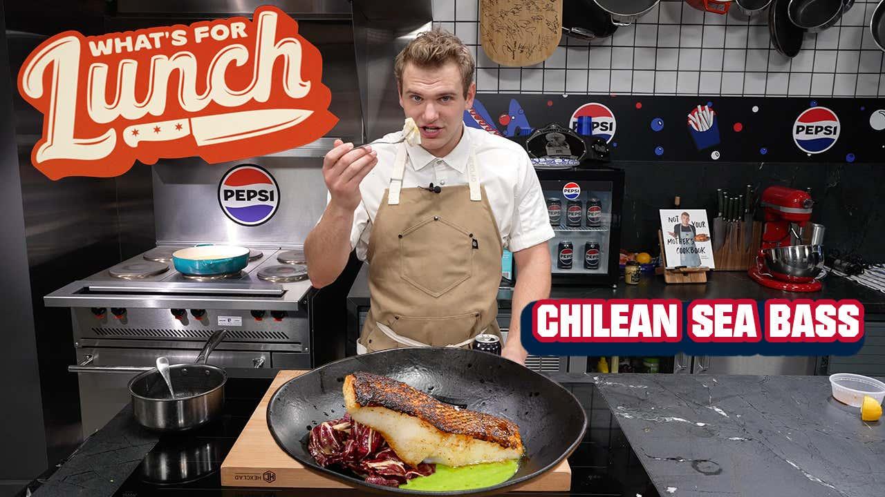 Cooking Up Delicious Chilean Sea Bass | What's For Lunch Presented By Pepsi