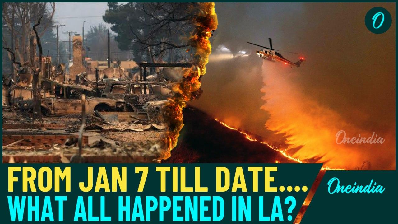 VIDEO: Timeline Of How Deadly California Wildfires Unfolded | Pacific Palisades Still Burning…