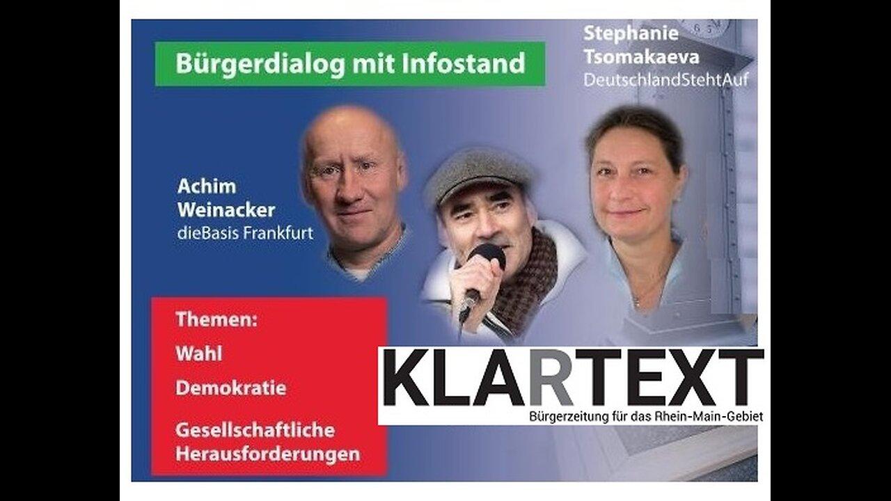 🕊 BÜRGERDIALOG IN FRANKFURT 🕊 Alles zu Wahlen, Demokratien & gesellschaftlichen Herausforderungen