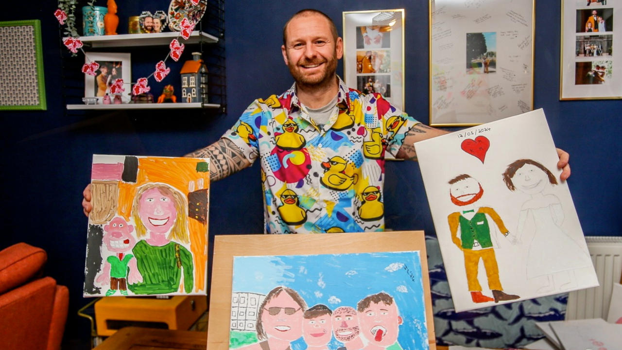 ‘Terrible’ Artist Dad Turns Bad Paintings Into Lucrative Side-Hustle