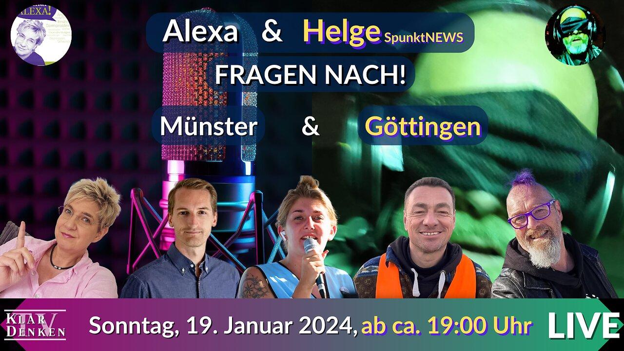 🔵💥LIVE | ALEXA meets HELGE und fragen nach! bei Alina, Michael Schele und Marcus Fuchs💥🟣