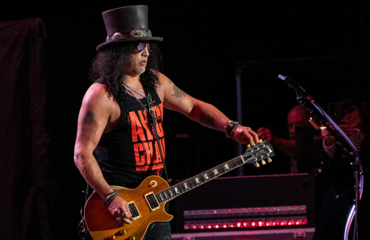 Slash is feeling lucky to still be alive