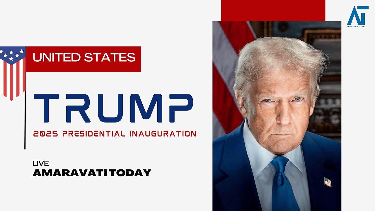 Donald Trump Sworn-In as 47th U.S. President | USA | Amaravati Today Live