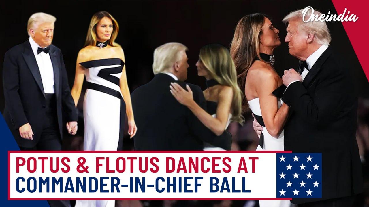 WATCH: President Donald Trump and first lady Melania Trump dance at Commander-in-Chief Ball