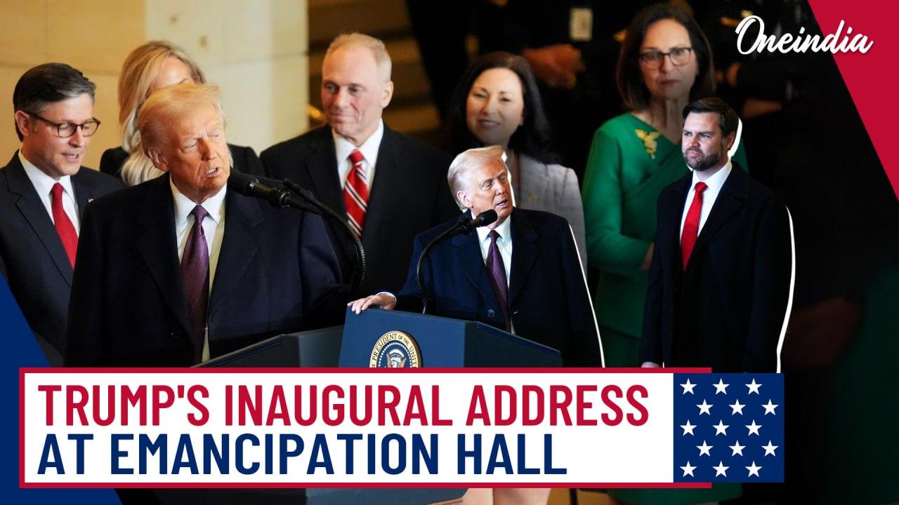 FULL SPEECH: President Trump Addresses Crowd at Emancipation Hall on Inauguration Day 2025