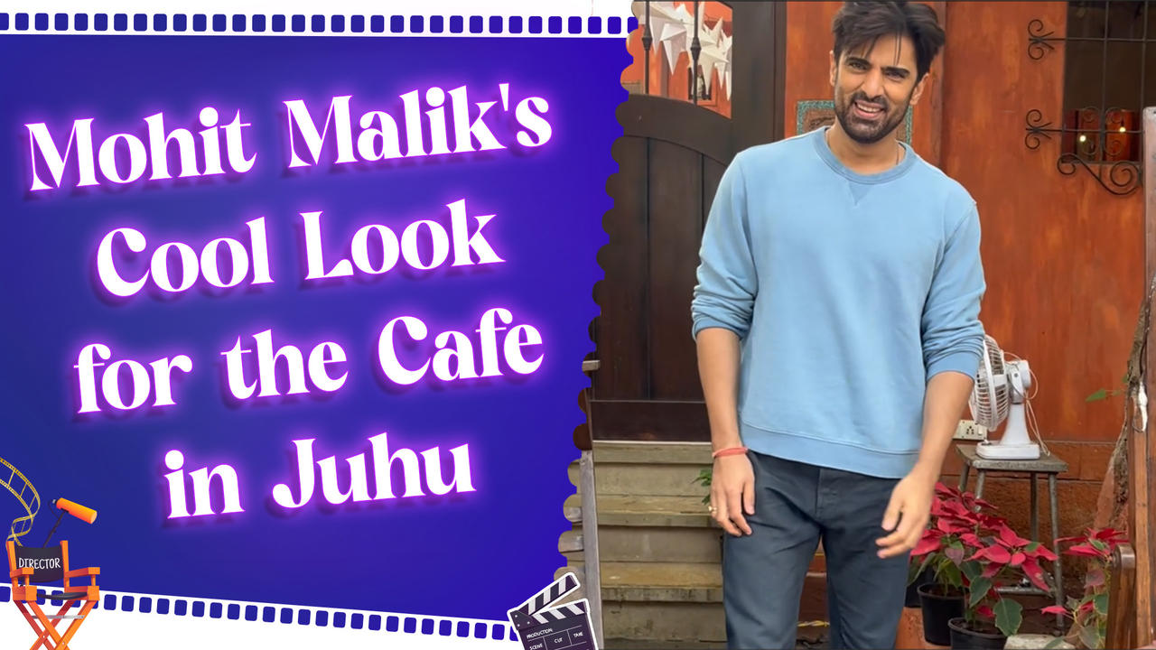 Mohit Malik spotted at Home-Made Cafe in Juhu with a casual yet cool look