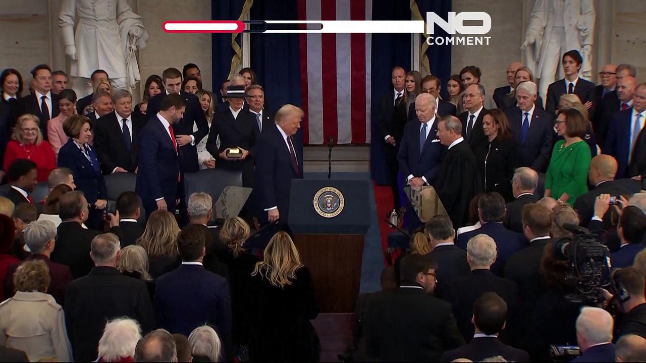 Watch Trump take the oath of office in a historic political comeback