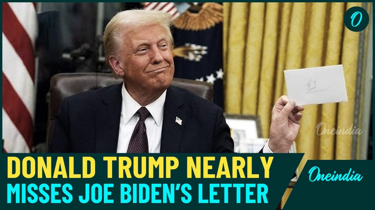 VIDEO: U.S President Trump Finds Joe Biden's Secret Letter While Facing White House Reporters| Watch