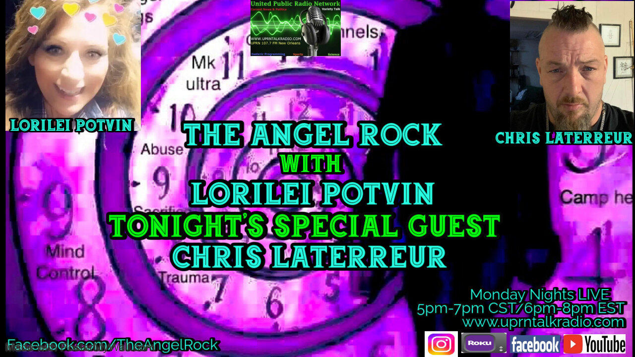 The Angel Rock LIVE With Lorilei Potvin & Guest Chris Laterreur