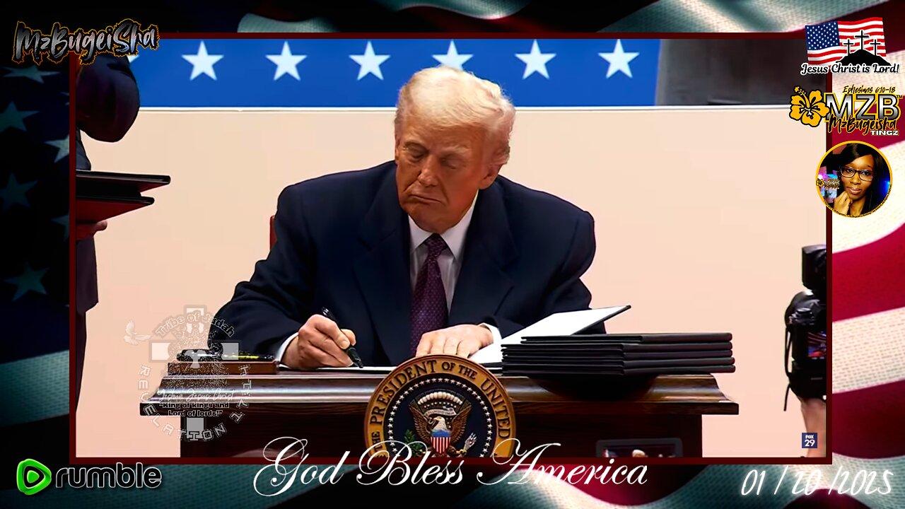 💛MZB Tingz™💛"President Donald Trump!!!" ❤️🤍💙 ✝️🕊️ | Rec.-01/20/2025 | [🔴rumLIVE#17] 🛡