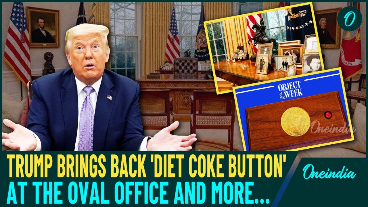 Inside Trump’s Transformed Oval Office | Return of the Diet Coke Button, Military Insignia and More