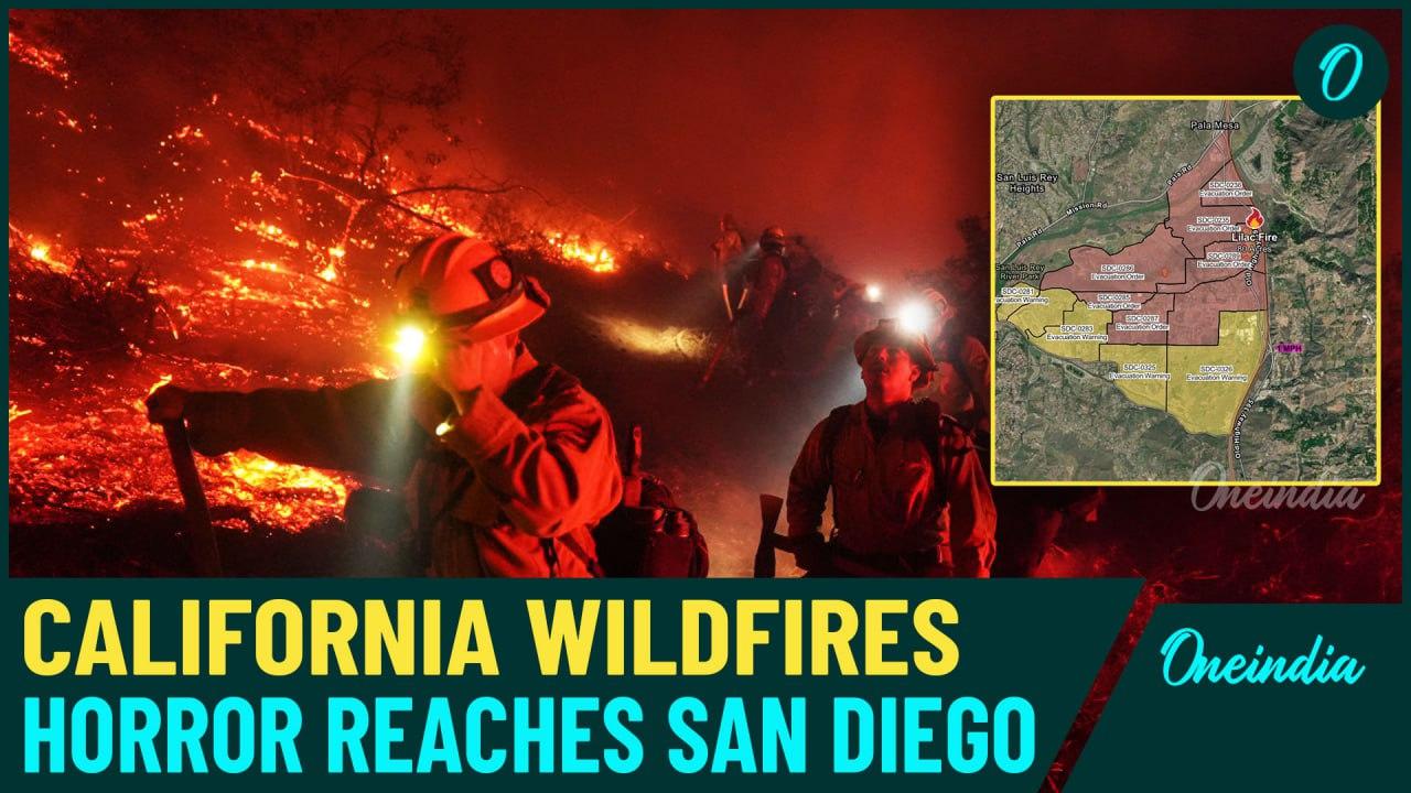 U.S California: Thousands Flee as LA Wildfires Reach San Diego Bruning Many - Santa Ana Winds Return