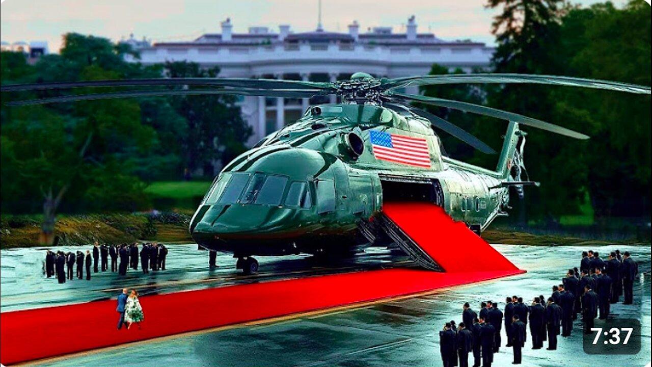 HMX-1 MARINE 1 - President Trump’s New $80 Million Helicopter: MV-22 Marine Masterpiece