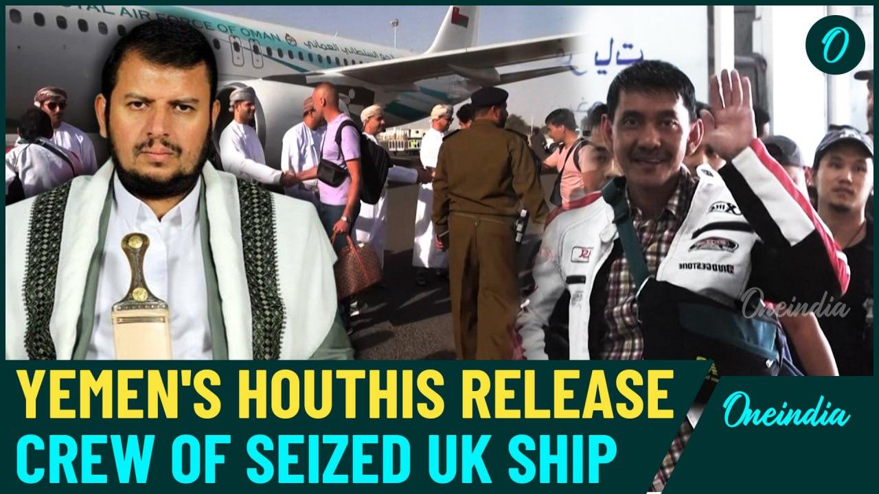 Yemen Houthis Free UK Ship Galaxy Crew Hijacked During War Threaten More Attacks