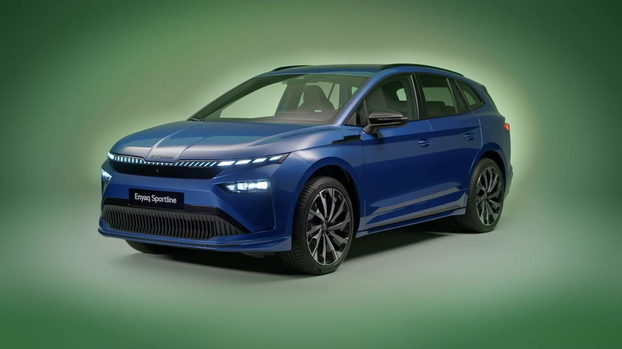 The new Skoda Enyaq Sportline Design Preview