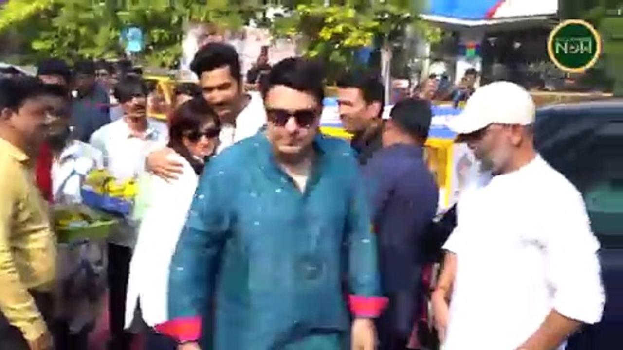 Vicky Kaushal Visits Siddhivinayak Temple Ahead of Chhaava Trailer Launch